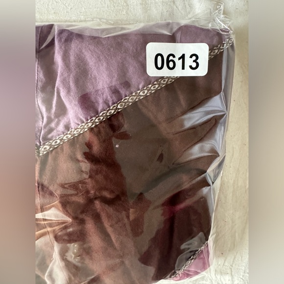 BCBG Maxazria Color Block Purple Brown Sleeveless Midi Dress Size 8 - Picture 13 of 13